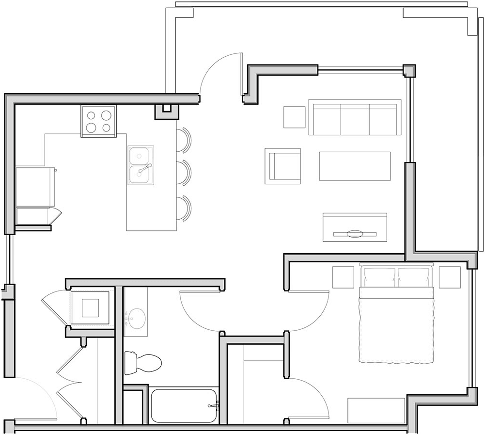 A1C Floor Plan