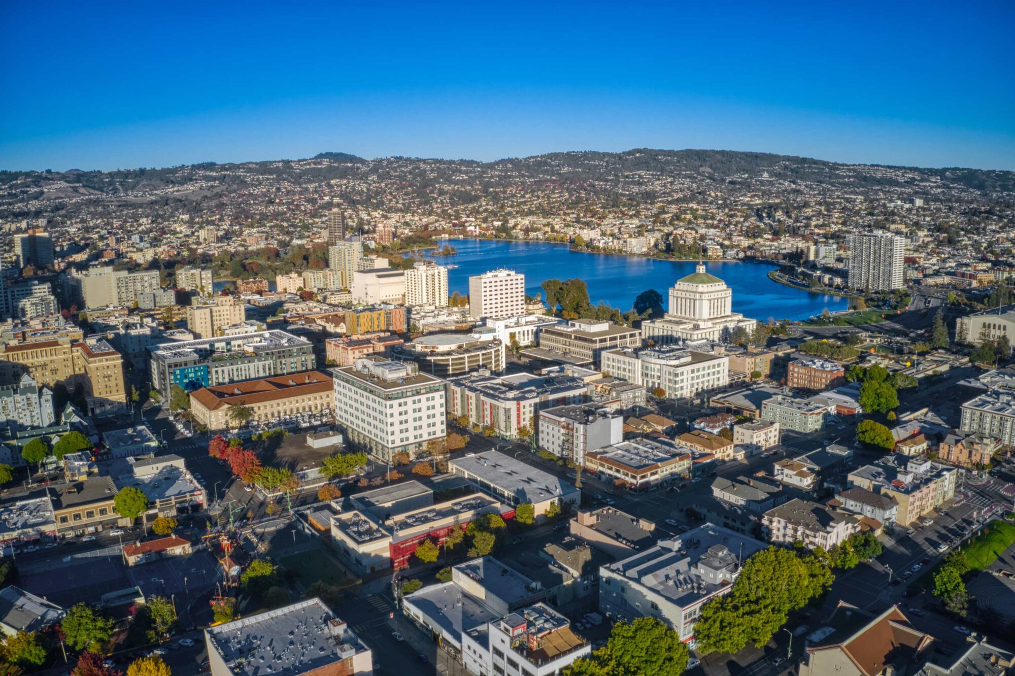 Aerial view of Oakland California